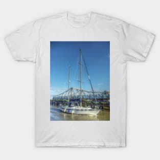 Reedham Swing Bridge and Jo-lene T-Shirt